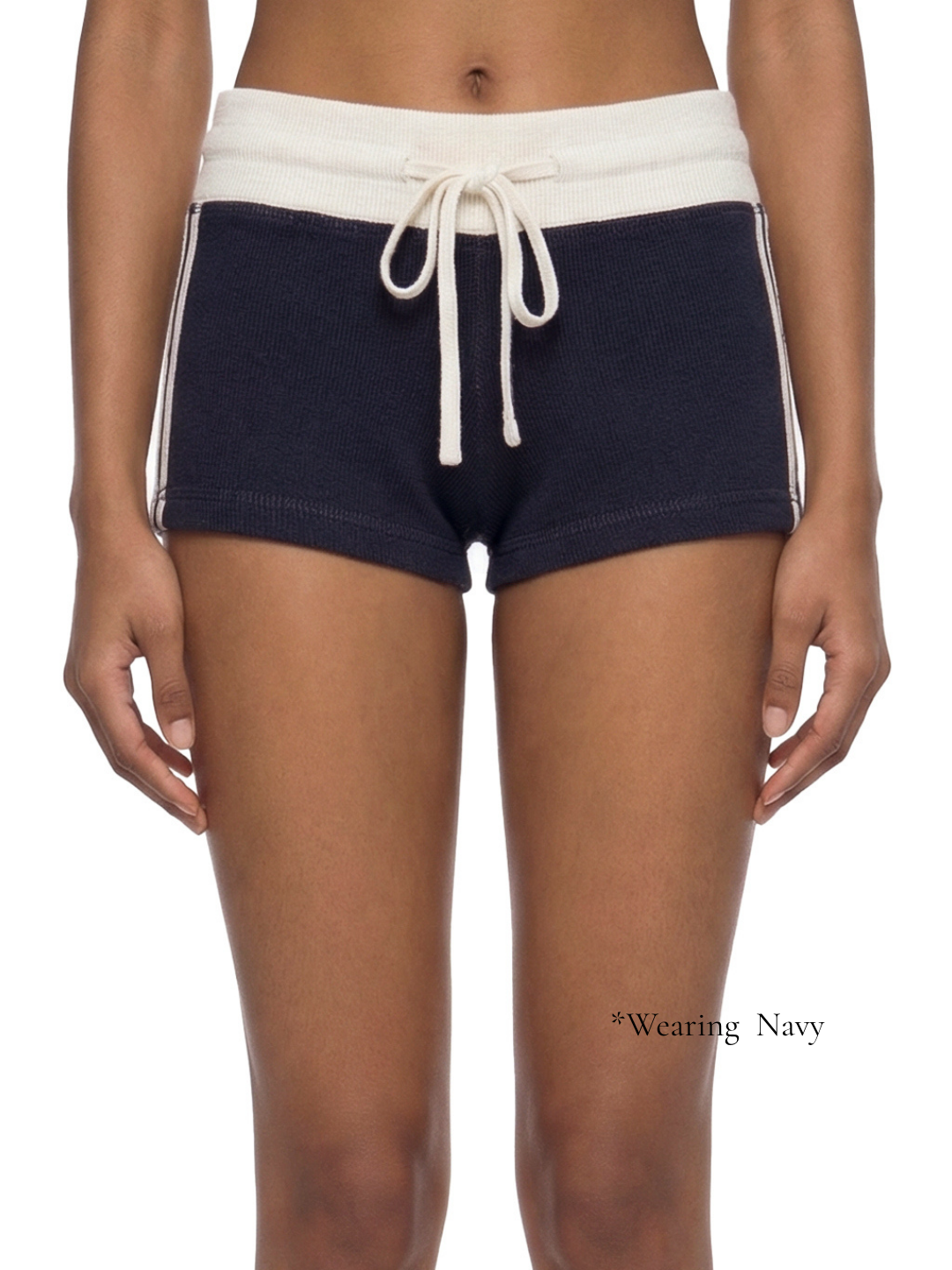 All Mine Stripe Shorts – Black