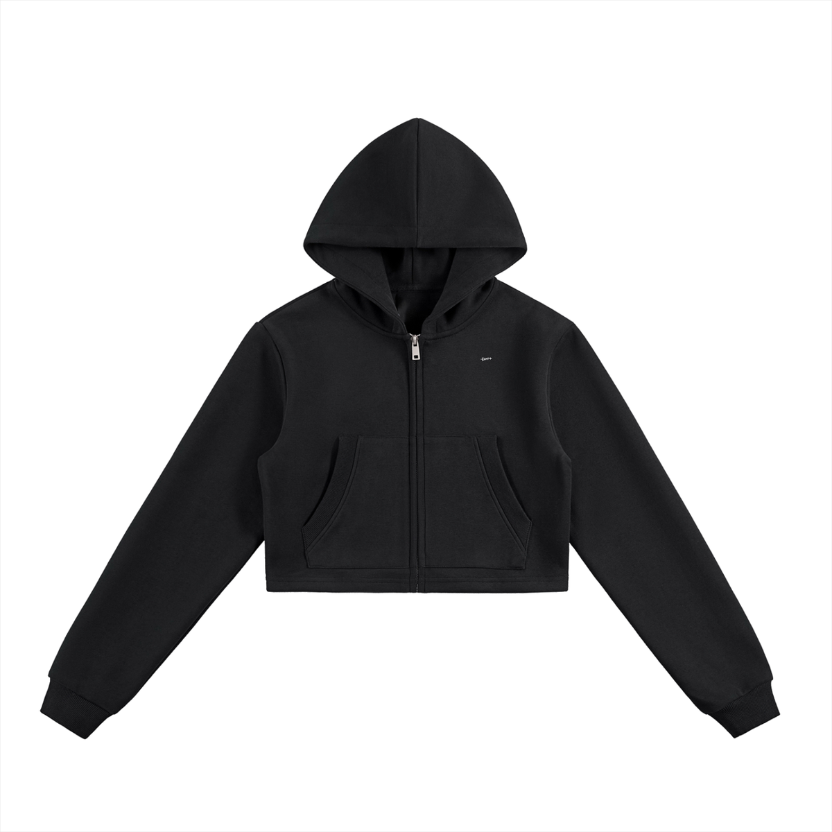 Tuesday Cropped Zip-Up Hoodie